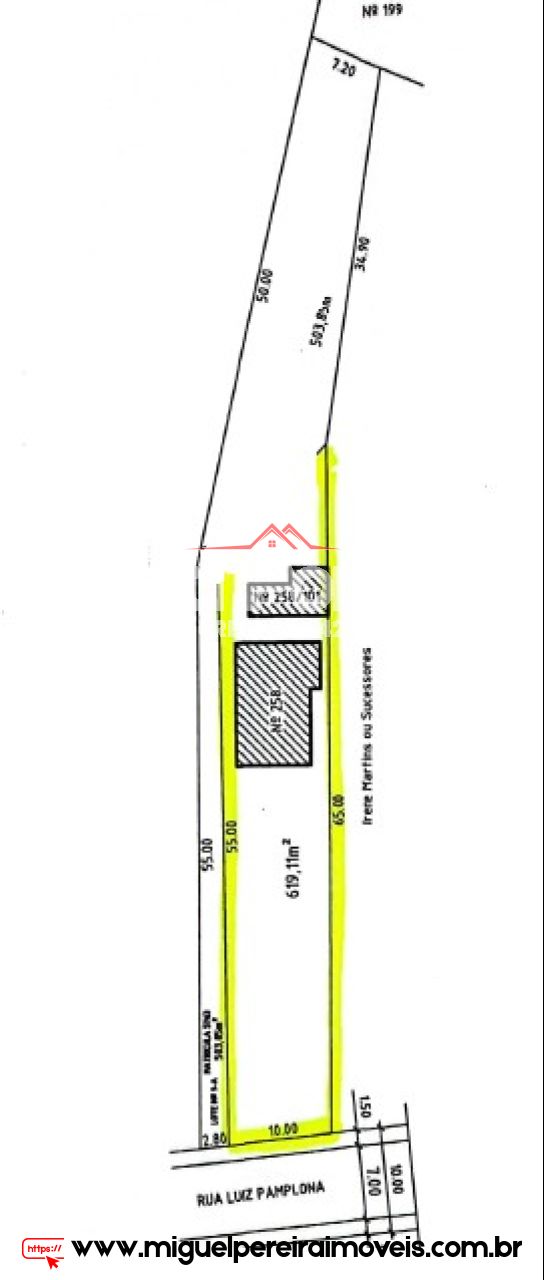 1.122 Metros Quadrados no Centro  - Comercial/Residencial | Código:C17