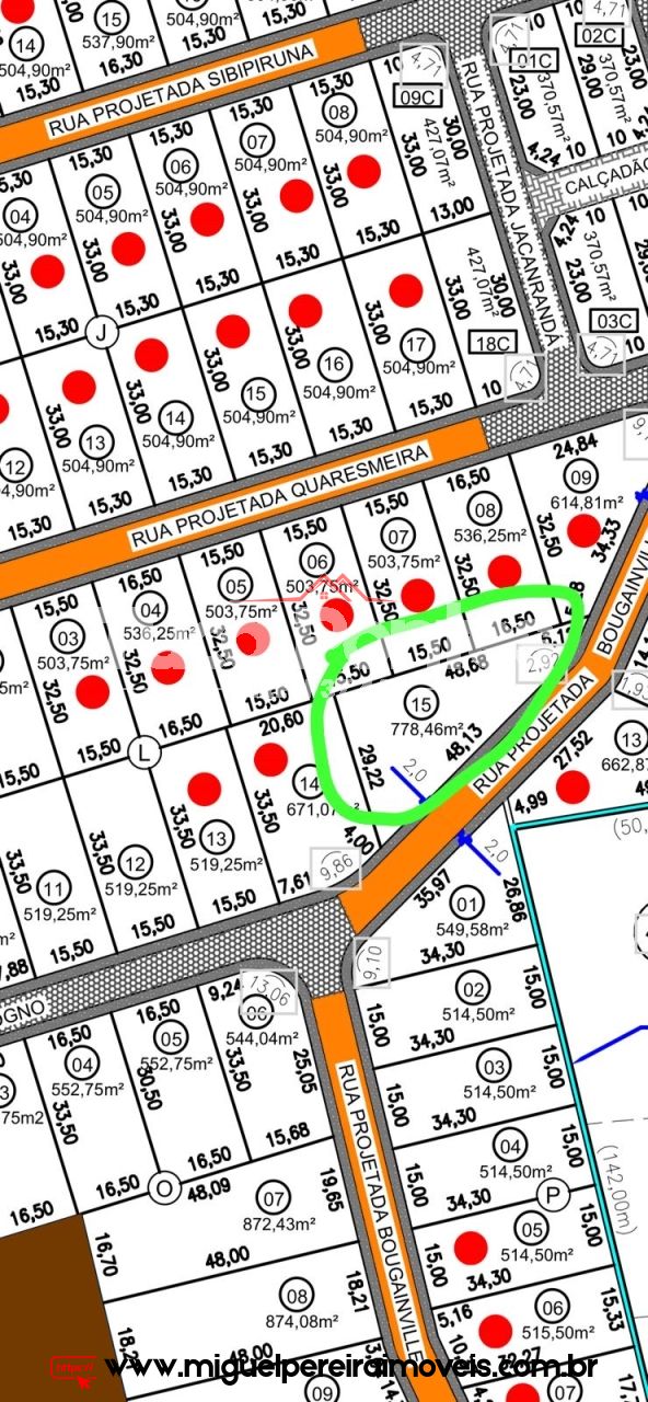 Terreno a venda - Residencial Bougainville | Código:T28