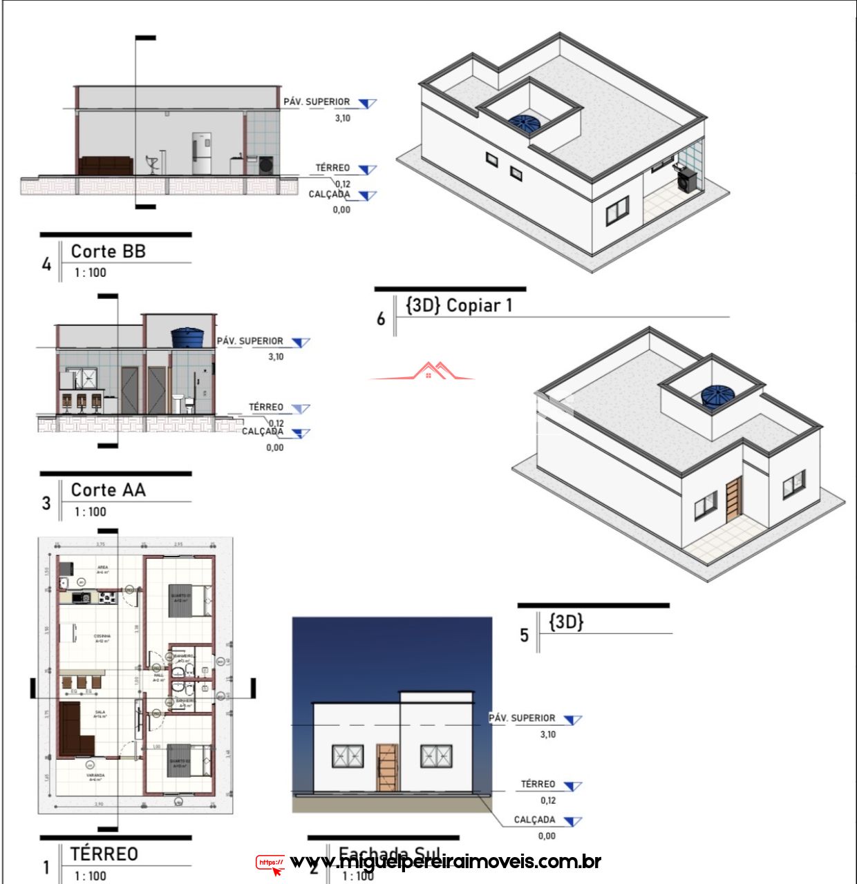 Casa nova  - com terreno  | Código:C76