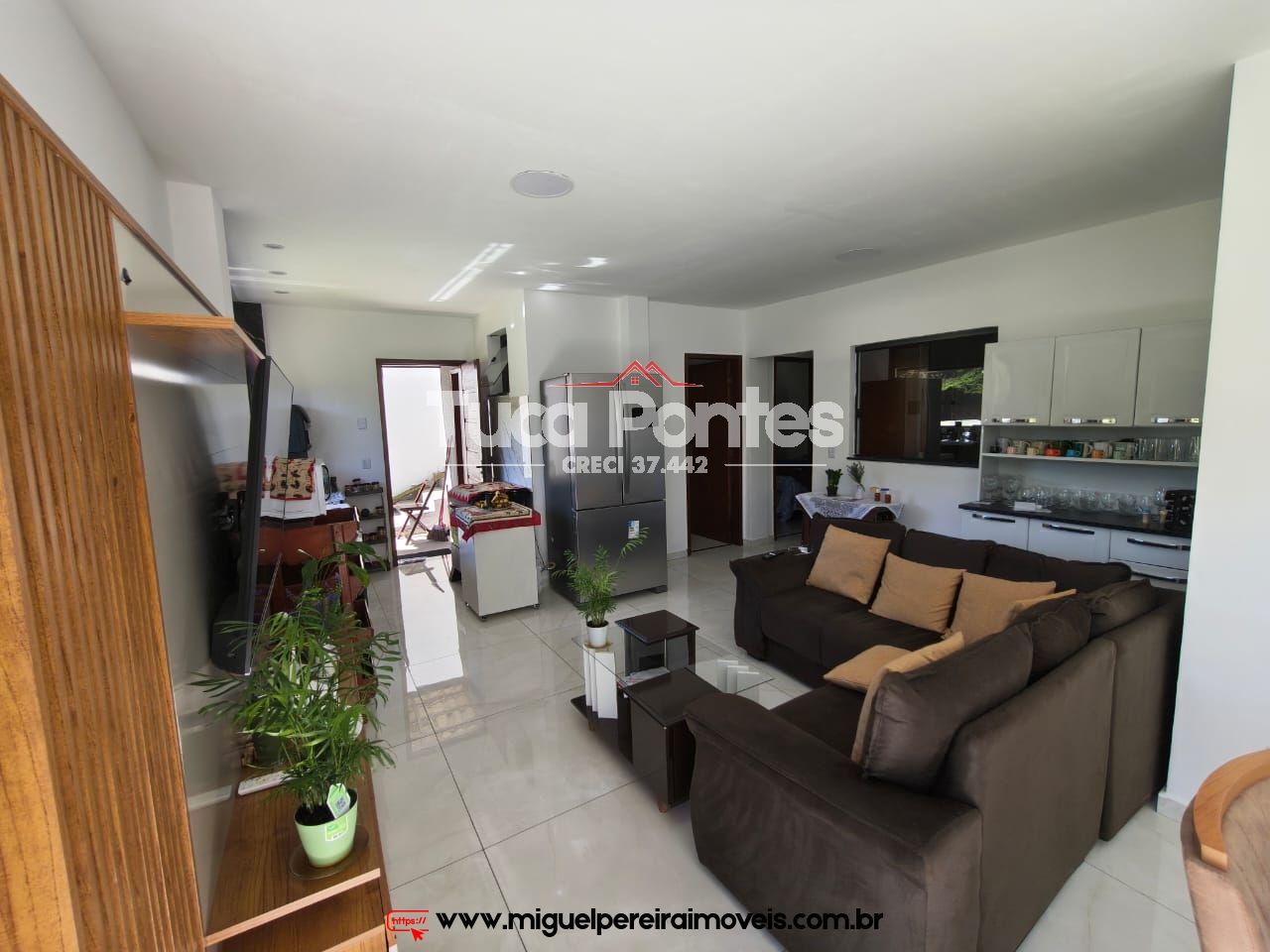 Casa nova  - Em terreno plano  | Código:C32